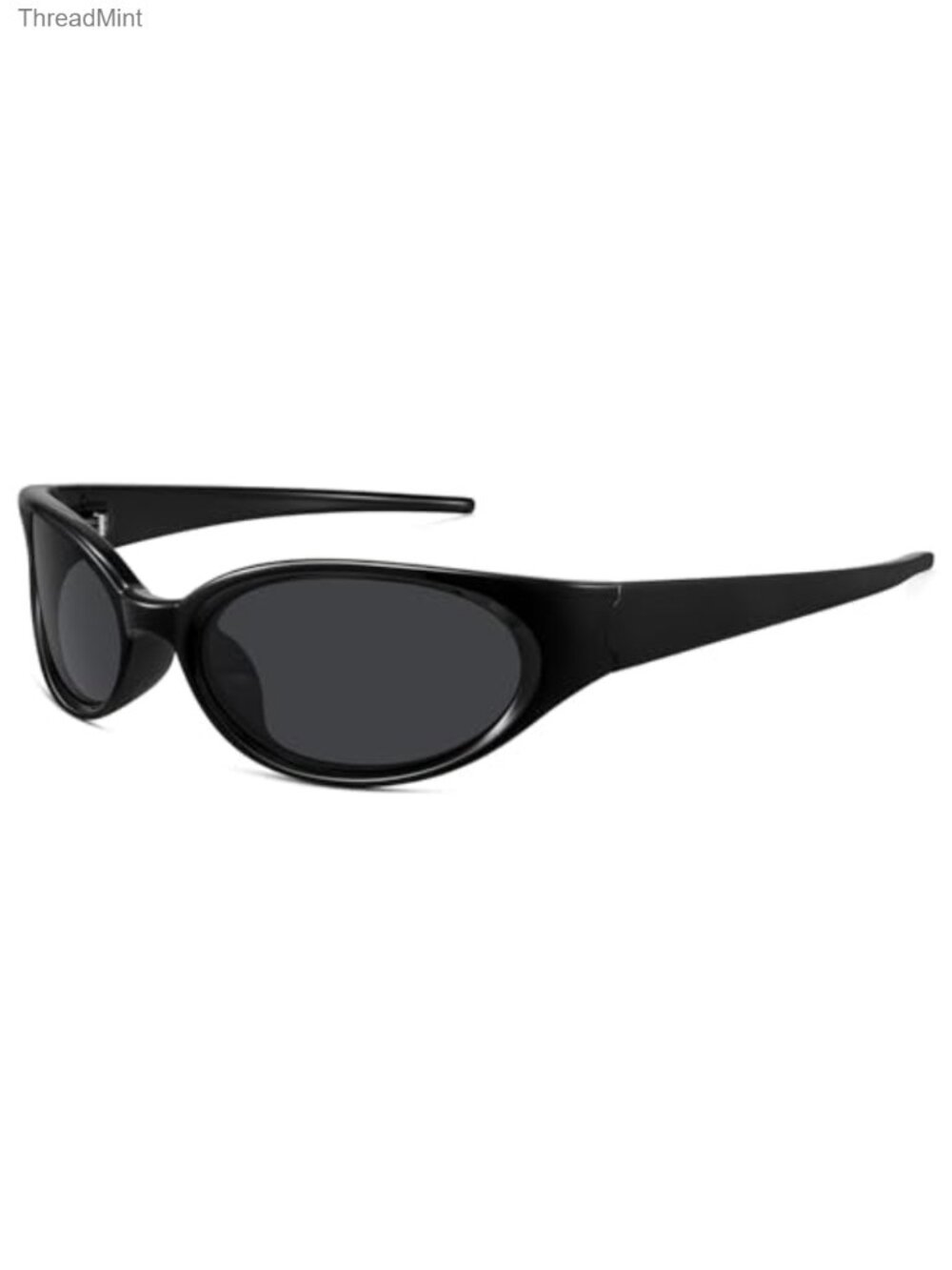 WOWSUN Retro Y2K Wrap Around Sunglasses Polarized UV Protection